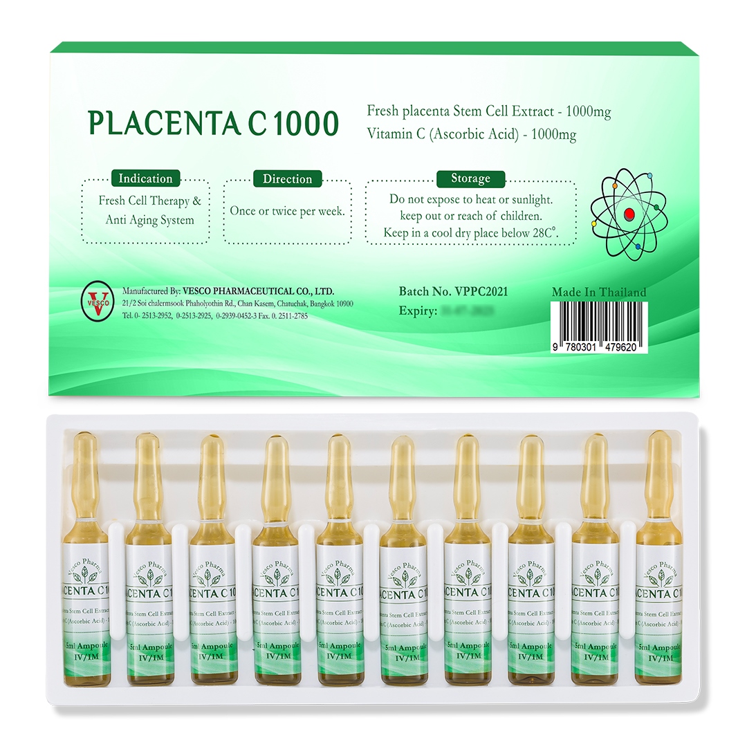 Vesco Pharma Placenta C Extract And Vitamin C Injection