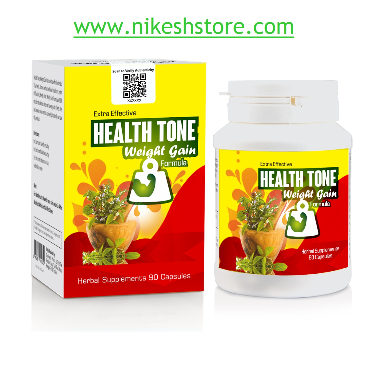 Extra Effective Health Tone Weight Gain Capsules